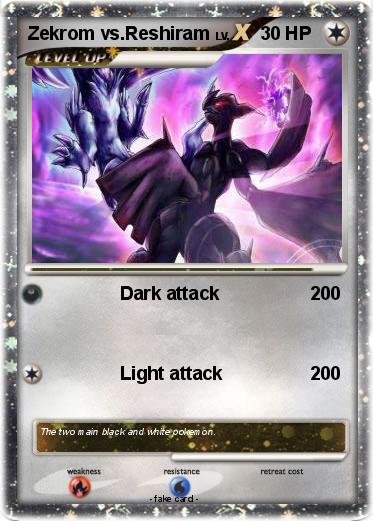 Pokemon Zekrom vs.Reshiram
