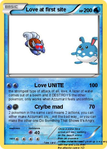 Pokemon Love at first site