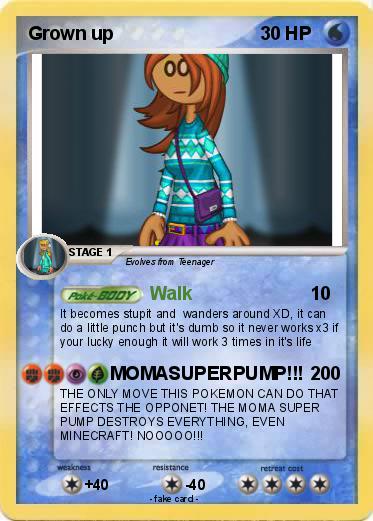 Pokemon Grown up