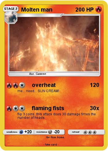 Pokemon Molten man