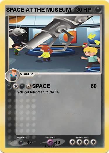 Pokemon SPACE AT THE MUSEUM