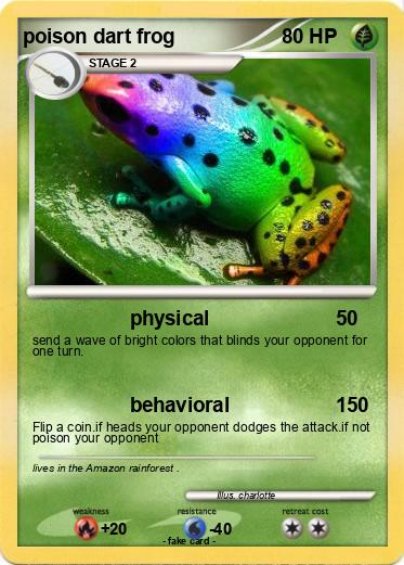 Pokemon poison dart frog