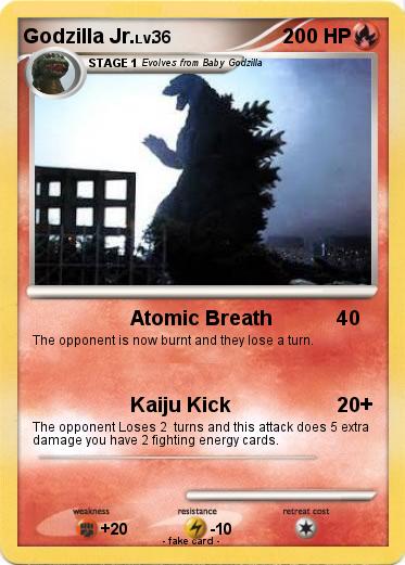 Pokemon Godzilla Jr.