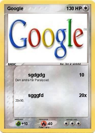 Pokemon Google