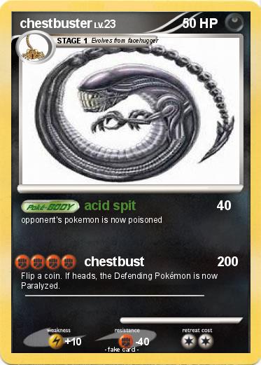 Pokemon chestbuster