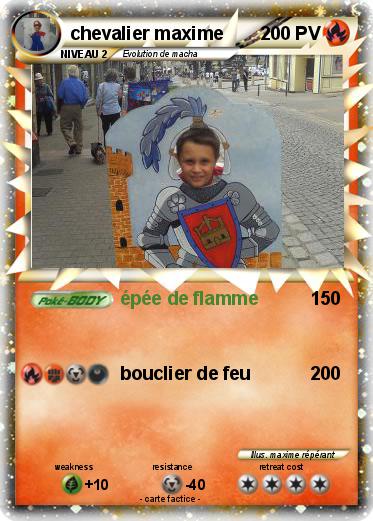 Pokemon chevalier maxime