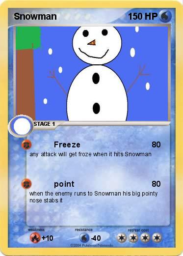 Pokemon Snowman