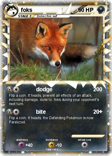 Pokemon foks