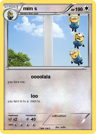 Pokemon mim s