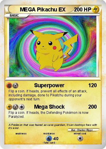 Pokemon MEGA Pikachu EX