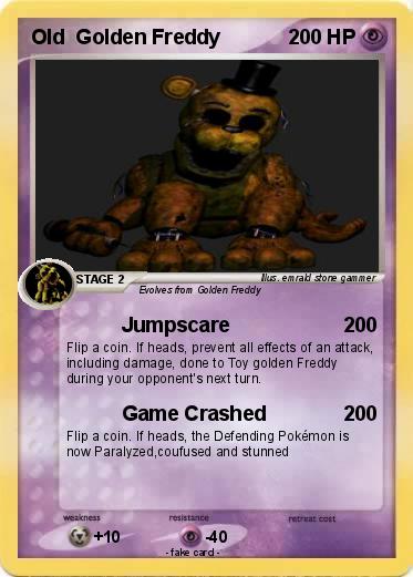Pokemon Old  Golden Freddy