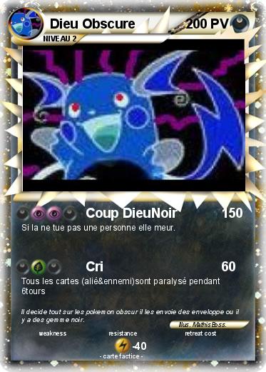 Pokemon Dieu Obscure