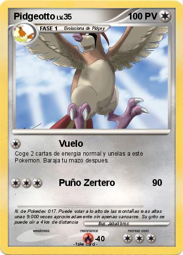 Pokemon Pidgeotto
