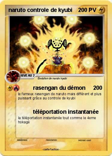 Pokemon naruto controle de kyubi