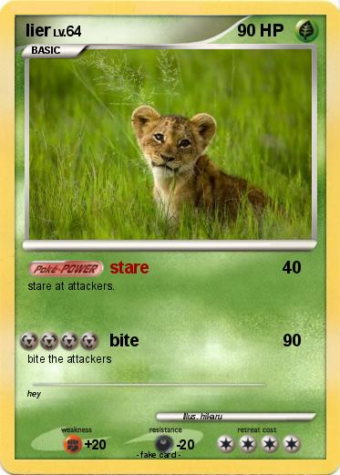 Pokemon lier
