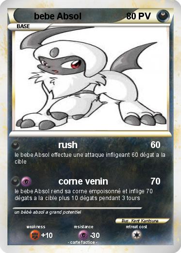 Pokemon bebe Absol