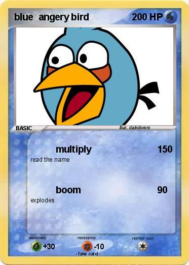 Pokemon blue  angery bird
