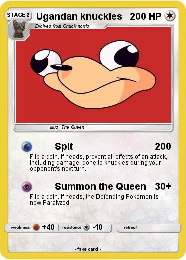 Pokemon Ugandan knuckles