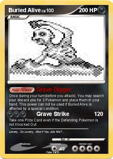 Pokemon Buried Alive