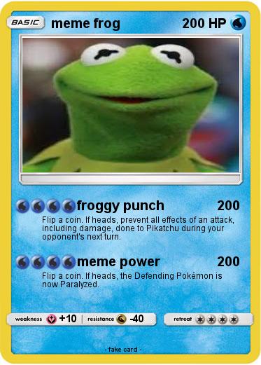 Pokemon meme frog