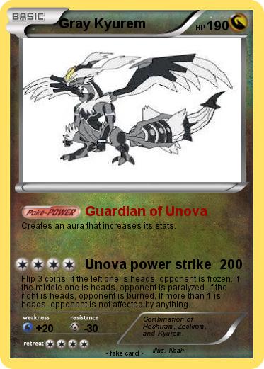 Pokemon Gray Kyurem