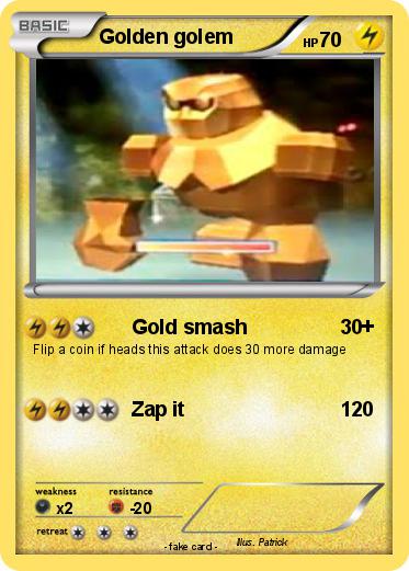 Pokemon Golden golem