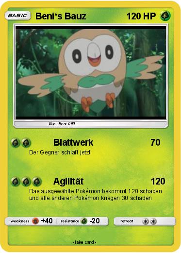 Pokemon Beni‘s Bauz