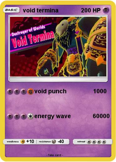 Pokemon void termina