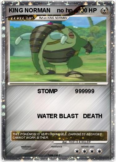 Pokemon KING NORMAN    no hp