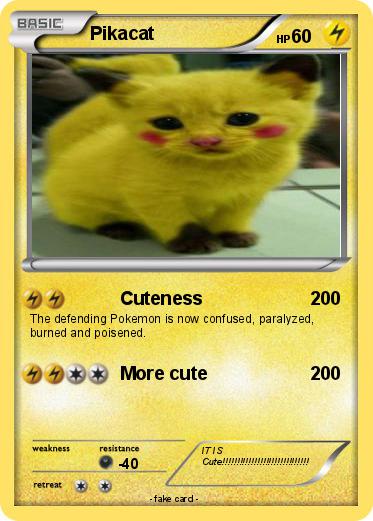 Pokemon Pikacat