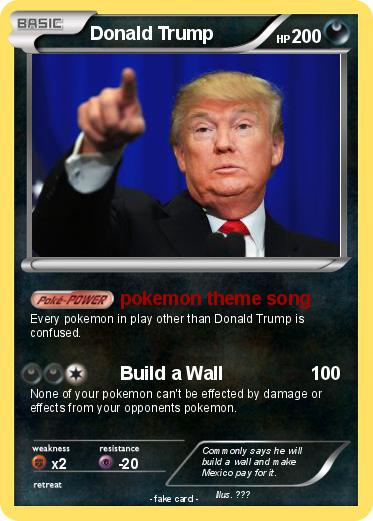 Pokemon Donald Trump