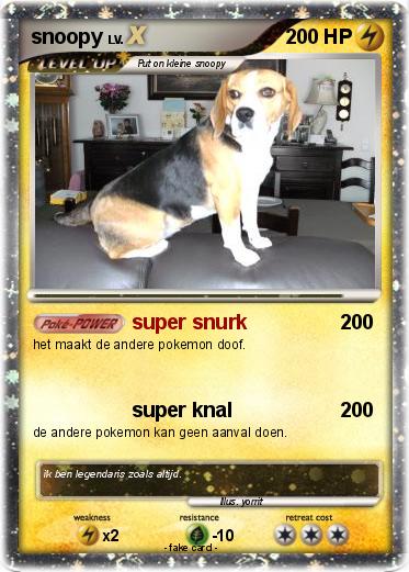 Pokemon snoopy