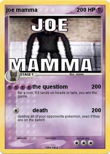 Pokemon joe mamma