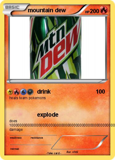 Pokemon mountain dew