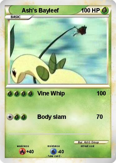 Pokemon Ash's Bayleef