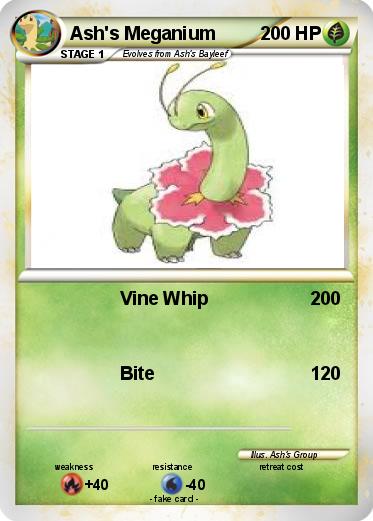 Pokemon Ash's Meganium