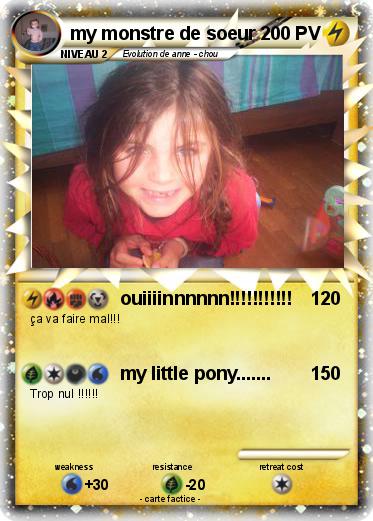 Pokemon my monstre de soeur