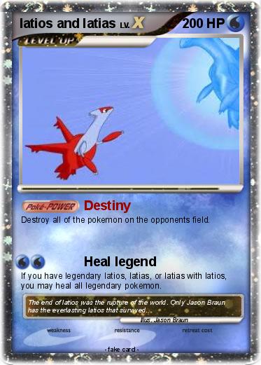 Pokemon latios and latias
