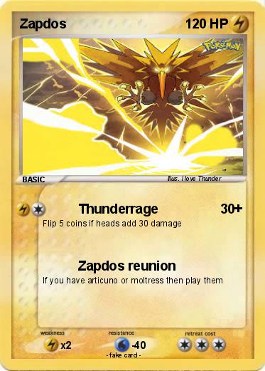 Pokemon Zapdos