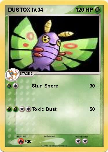 Pokemon DUSTOX lv.34