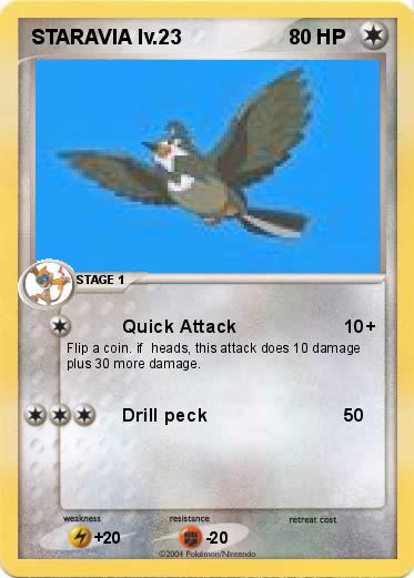 Pokemon STARAVIA lv.23
