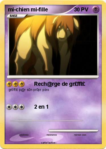 Pokemon mi-chien mi-fille