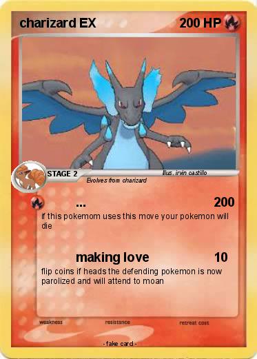 Pokemon charizard EX