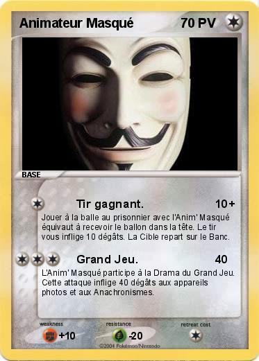 Pokemon Animateur Masqué