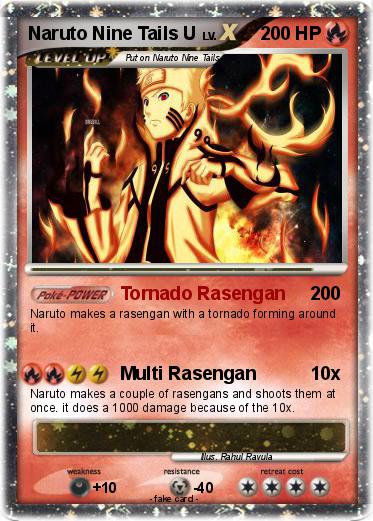 Pokemon Naruto Nine Tails U