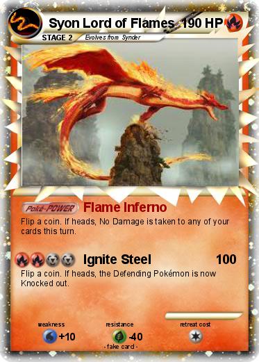 Pokemon Syon Lord of Flames