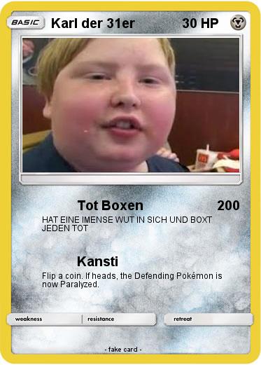 Pokemon Karl der 31er