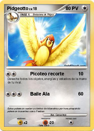 Pokemon Pidgeotto