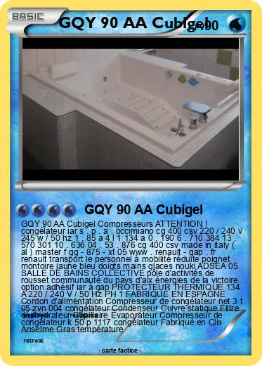 Pokemon GQY 90 AA Cubigel