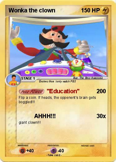 Pokemon Wonka the clown